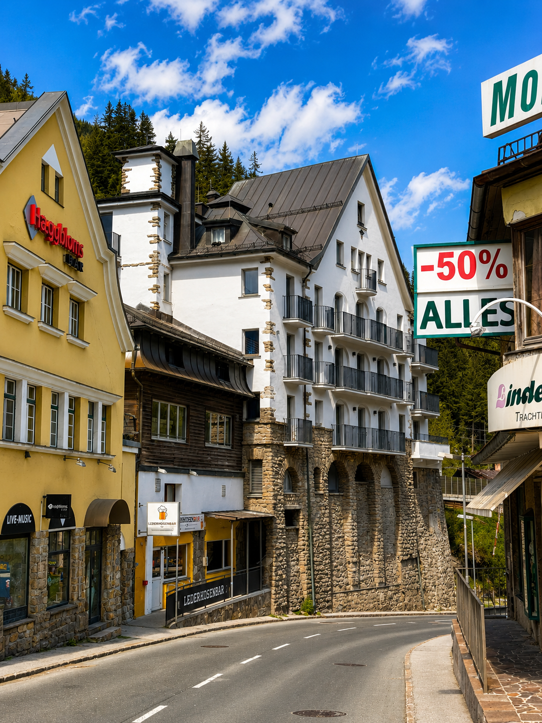 Hindenburg-Depandance Hotel Krone in Bad Gastein Ansicht Haus