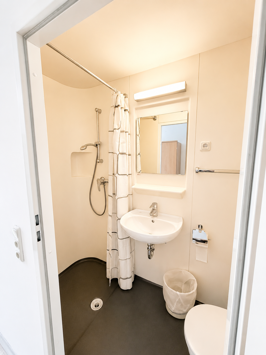 Badezimmer der Hindenburg-Depandance Hotel Krone